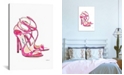iCanvas Pink Shoes by Amanda Greenwood Gallery-Wrapped Canvas Print - 40" x 26" x 0.75"